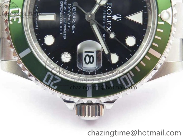 MiroTime 0502 Effortless Submariner 16610 LV Kermit Green 904L Steel ARF1:1 Best Edition on SS Bracelet SH 2577